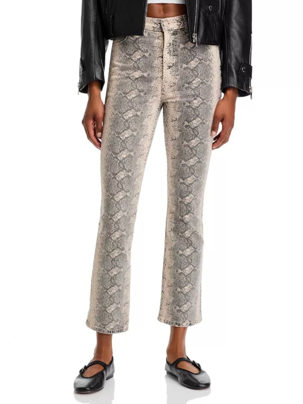 MOTHER | The Hustler Flood Jeans in Boa Babe